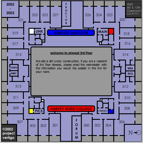 monopoly like interface of dorm website